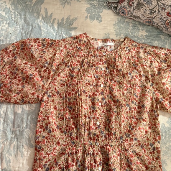 DOEN Narcissa Top in Pink Floral Valley - Picture 4 of 13